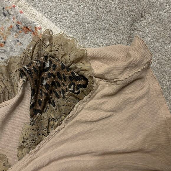 Free People Rock With You Mixed Media Top - Picture 5 of 8